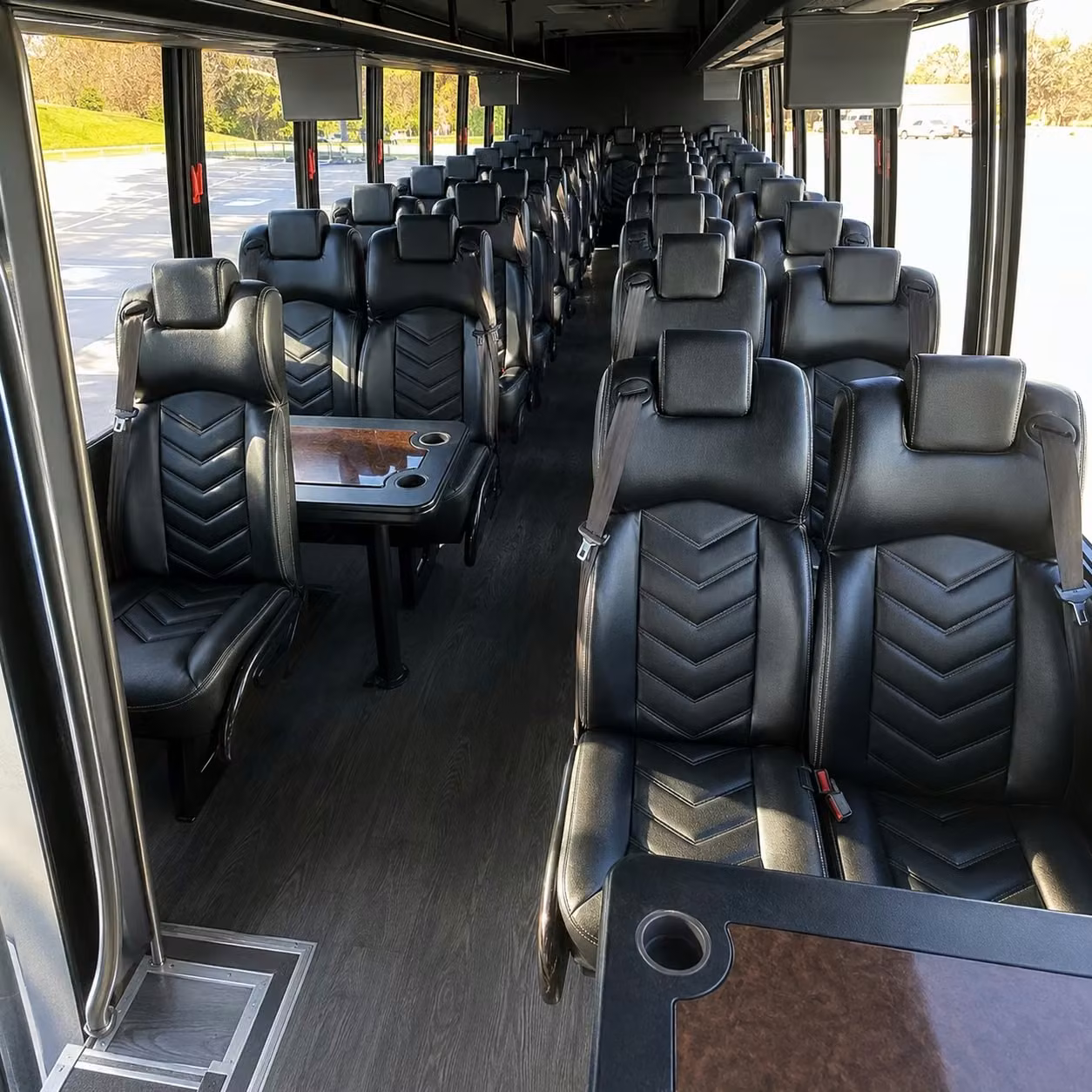 25 passenger minibus inside