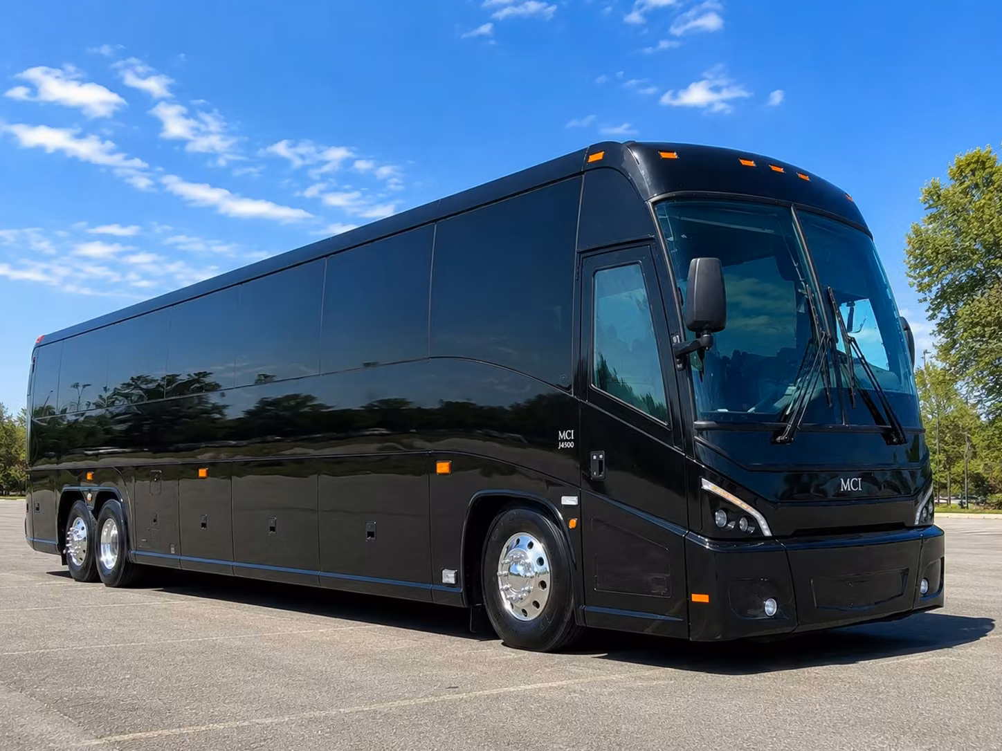 corporate charter buses for winston salem airport transfers to pti