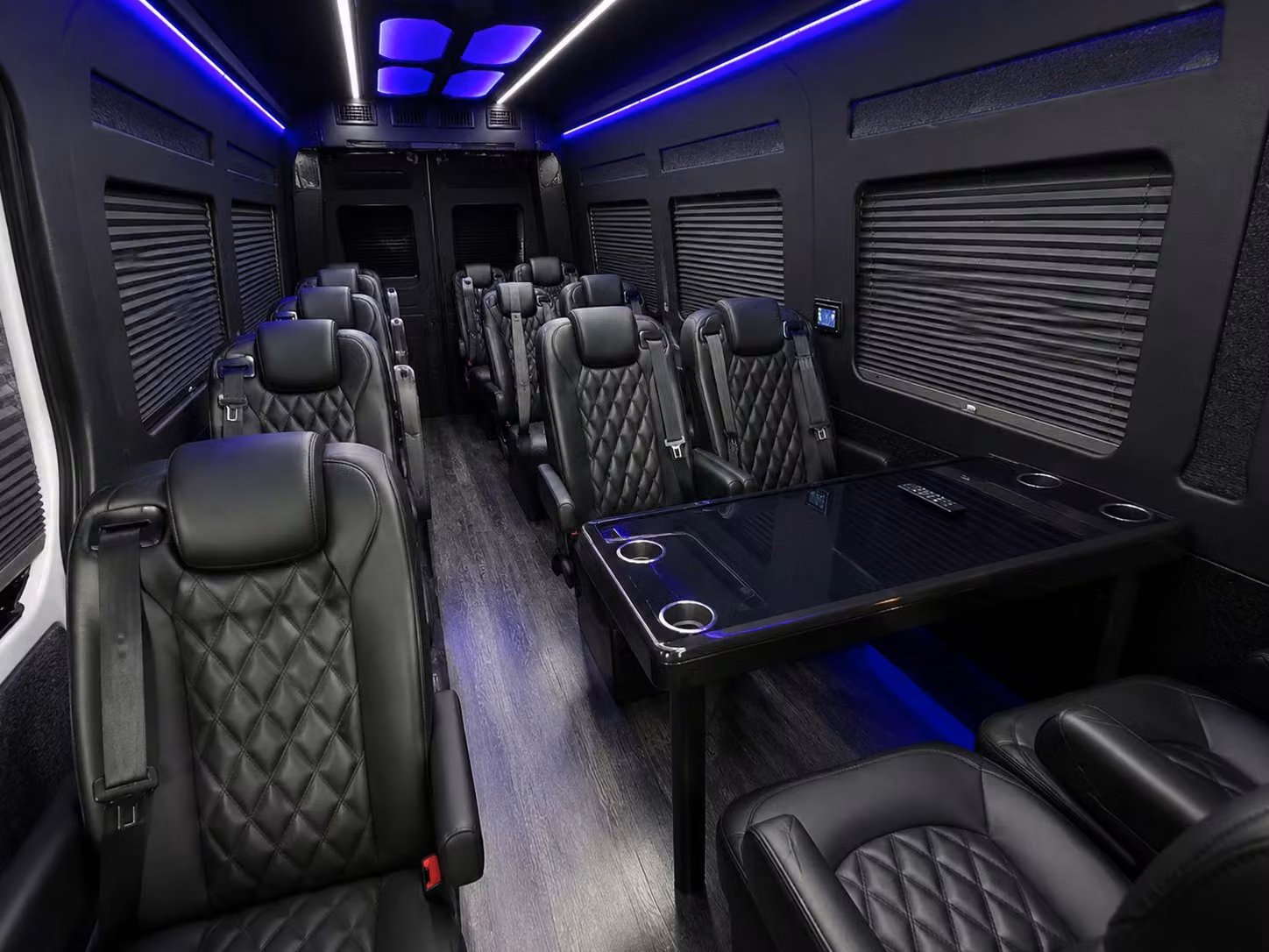 sprinter van with driver interior