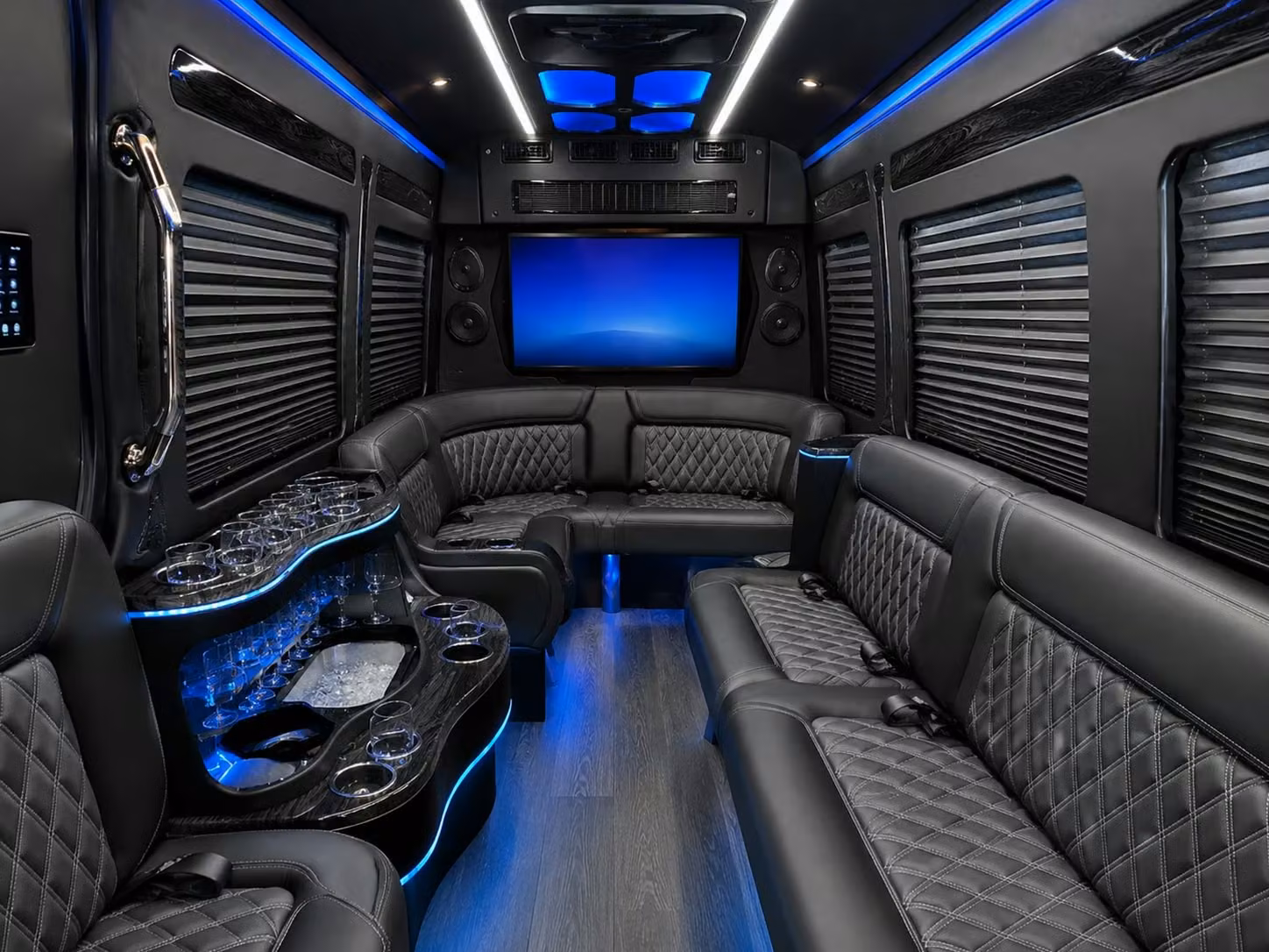 sprinter vans and luxury limo buses for winston salem prom groups who want a premium intimate experience