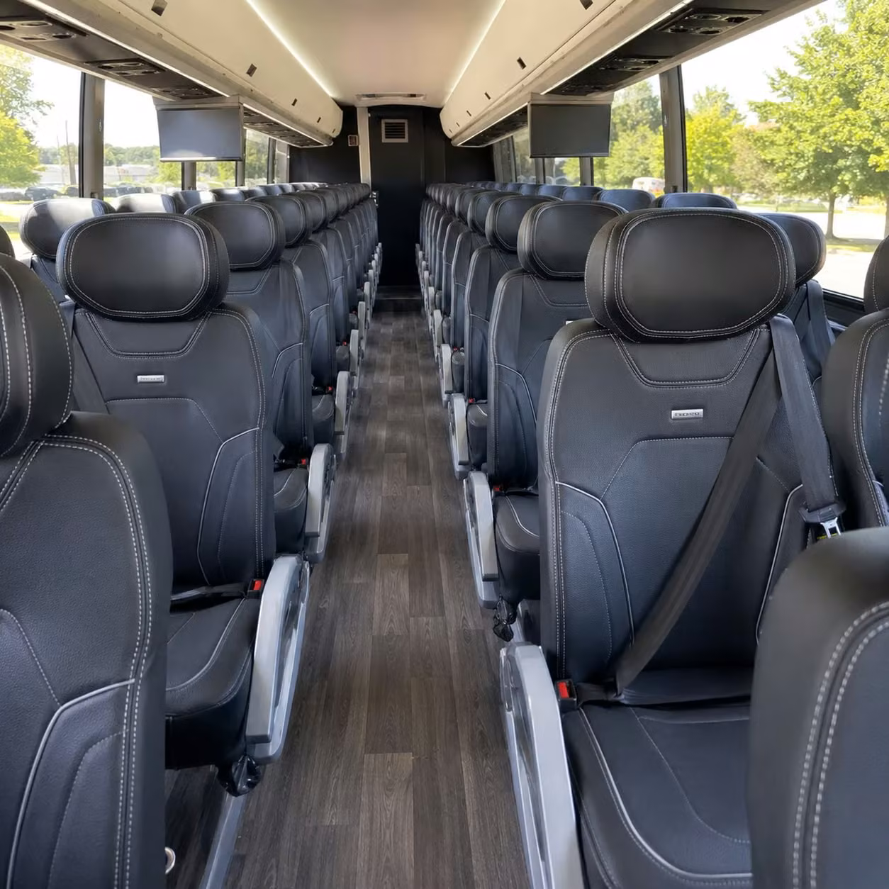 winston salem charter bus rental inside